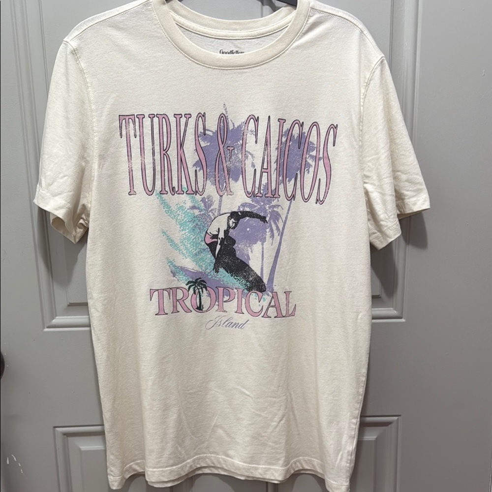 Goodfellow & Co Off-White Casual Tee